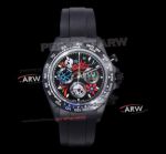 Replica AET Remould Rolex Daytona Skull Face The Chance Black Ceramic Replica 7750 Watches 